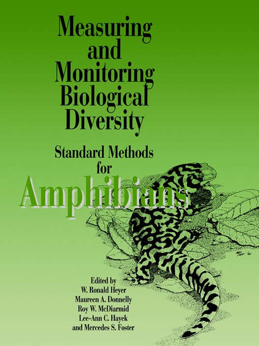 Title details for Measuring and Monitoring Biological Diversity by Ronald Heyer - Available